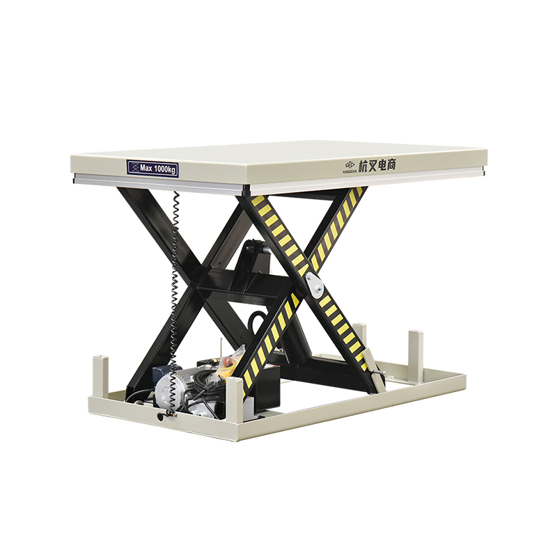 Bàn nâng điện cắt kéo cố định 1 tấn