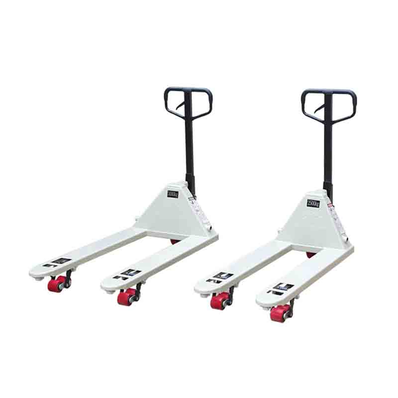 Xe nâng tay 2,5 tấn có bánh Pu đôi